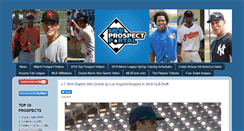 Desktop Screenshot of mlbprospectportal.com