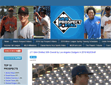 Tablet Screenshot of mlbprospectportal.com